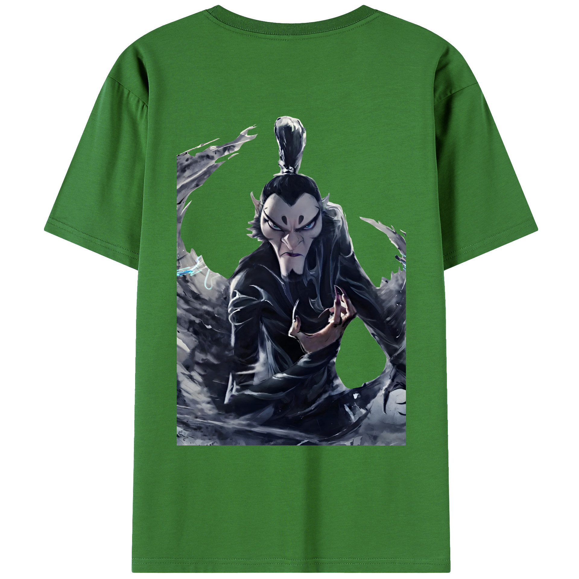 （画像用） Ne Zha 2 ナタ 魔童の大暴れ レディース半袖Tシャツ(バックプリント)